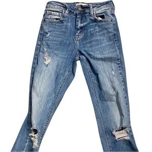 hidden blue ripped jeans size 25